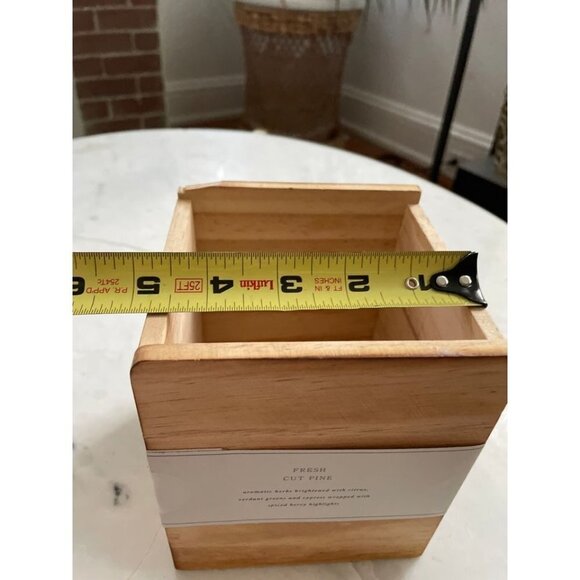Fresh Cut Pine Wood Storage Decorative Box - Picture 7 of 7
